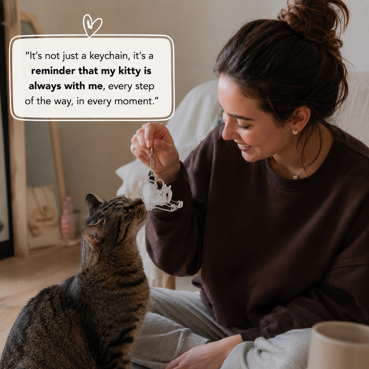 Personalized cat keepsake