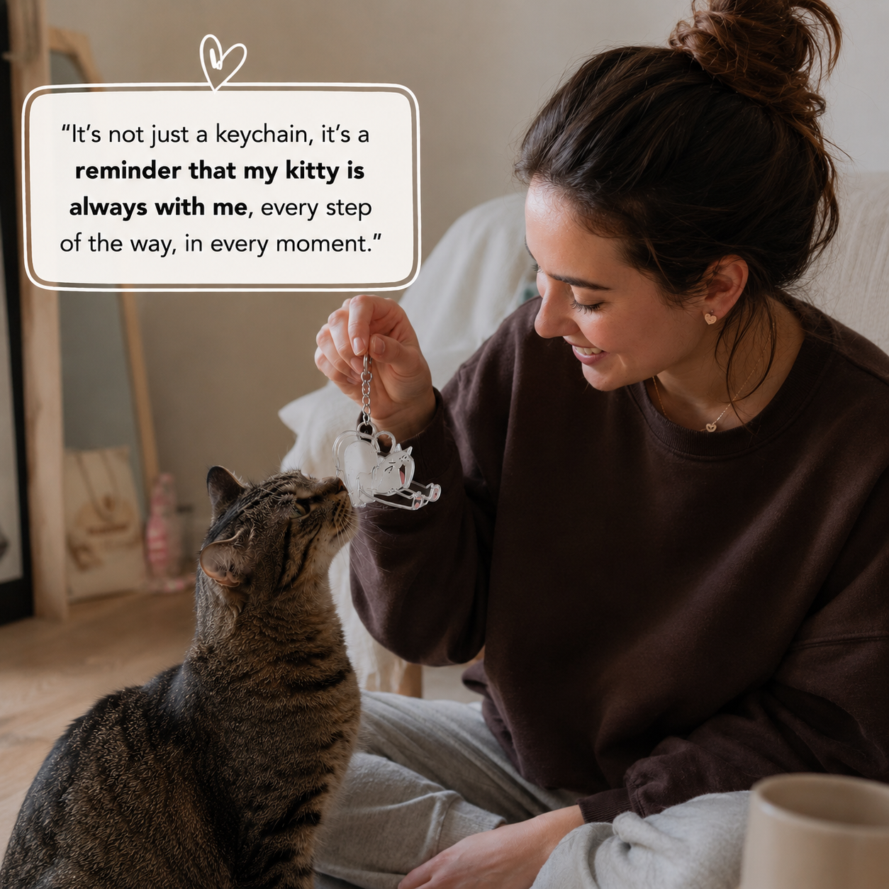 Personalized cat keepsake
