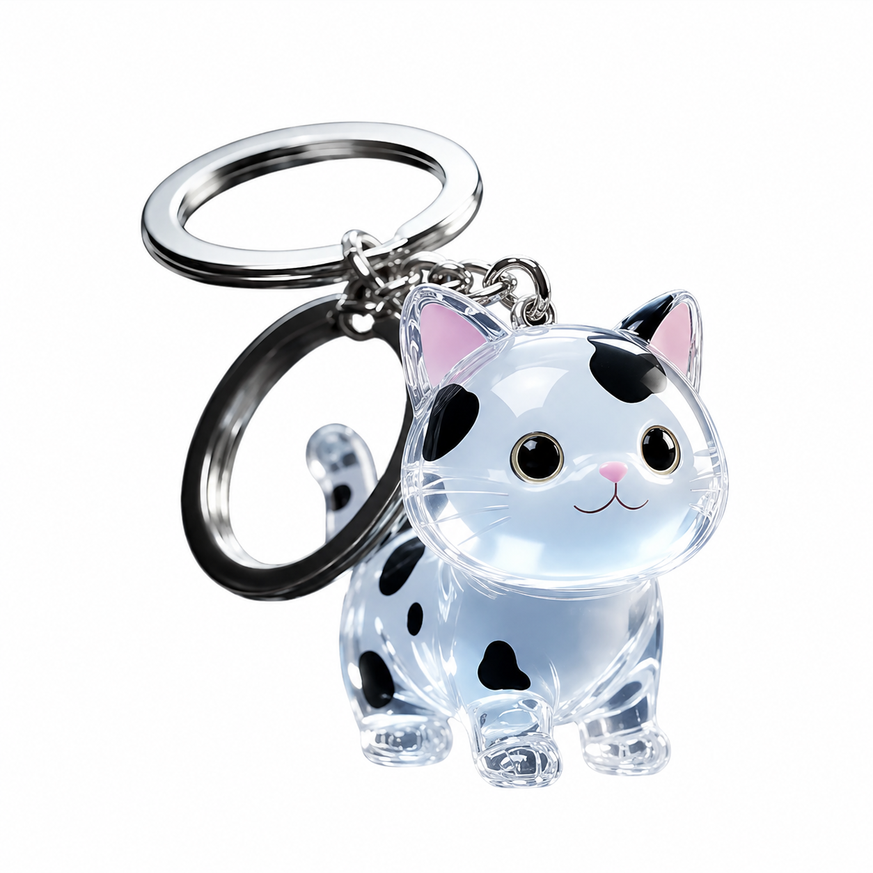 Spotted style personalized cat keepsake